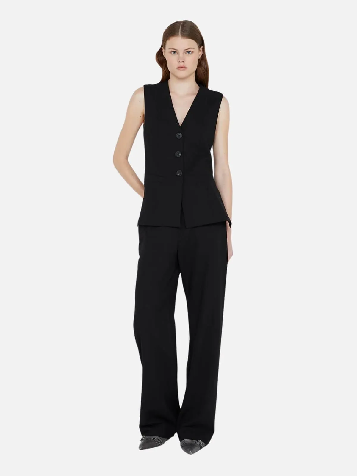 Mana Straight Leg Pant - Black