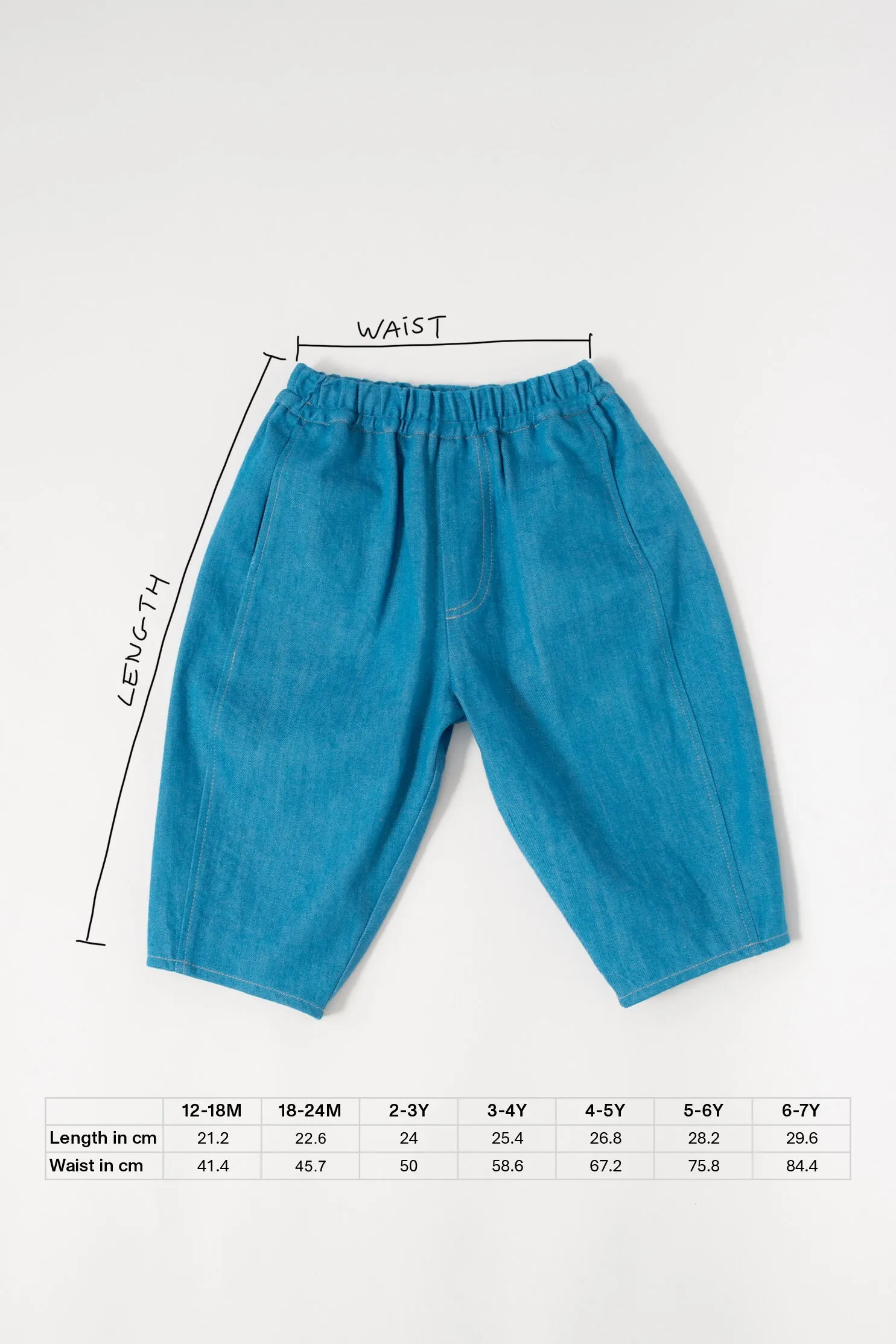 Manu denim balloon shape trouser