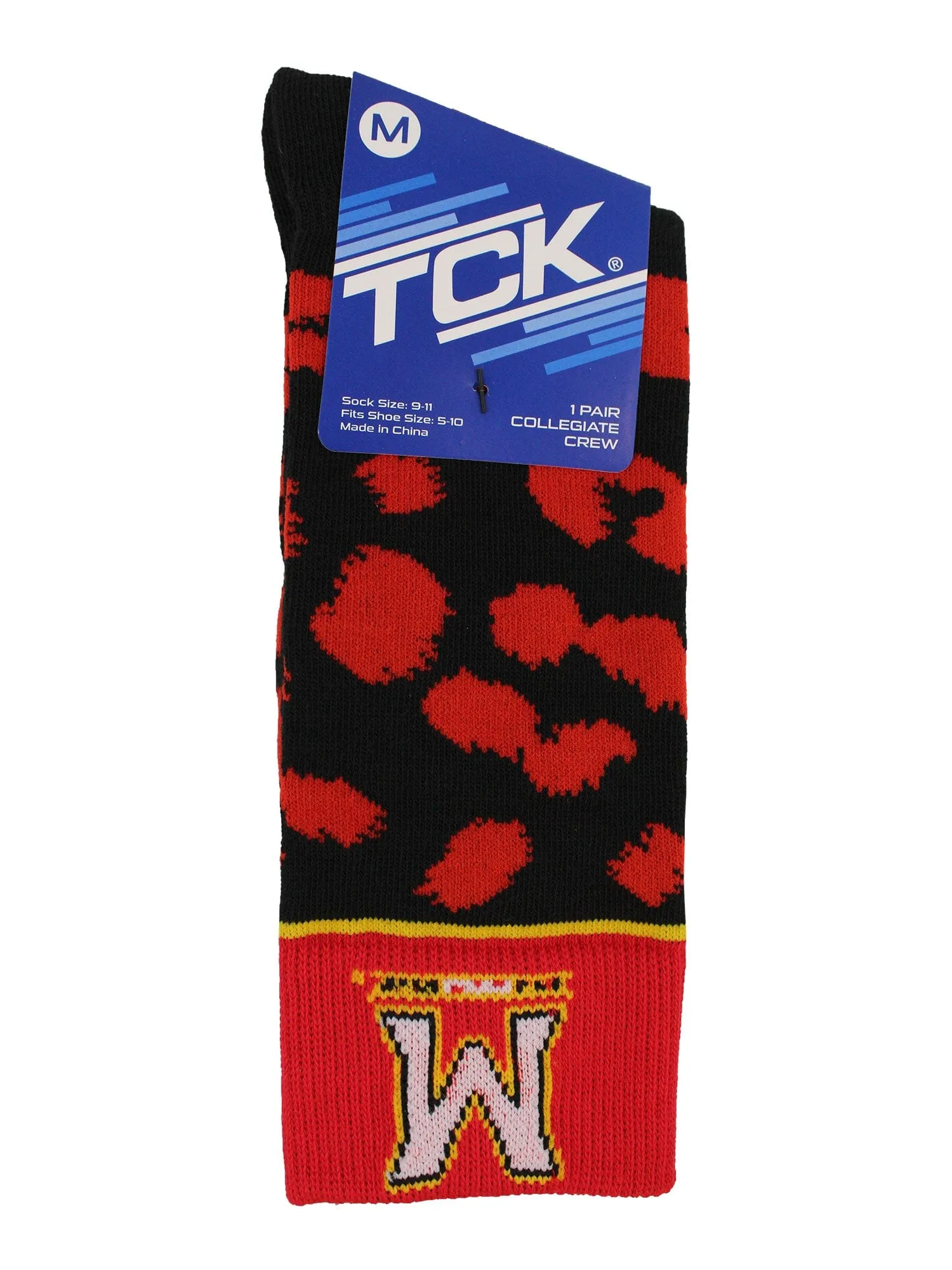 Maryland Terrapins Socks Womens Savage Crew Socks