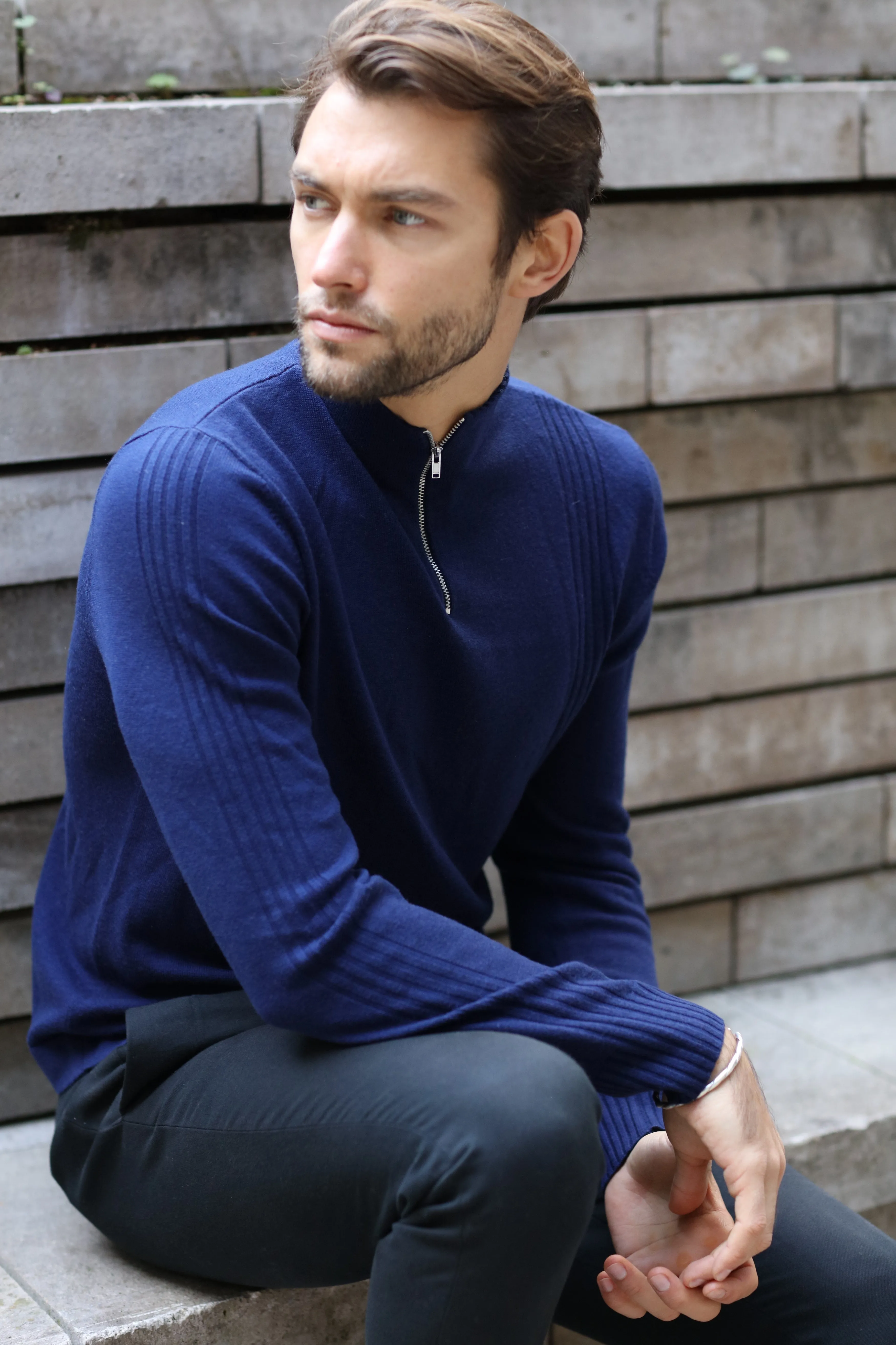 Men's Merino Half-Zip Pullover