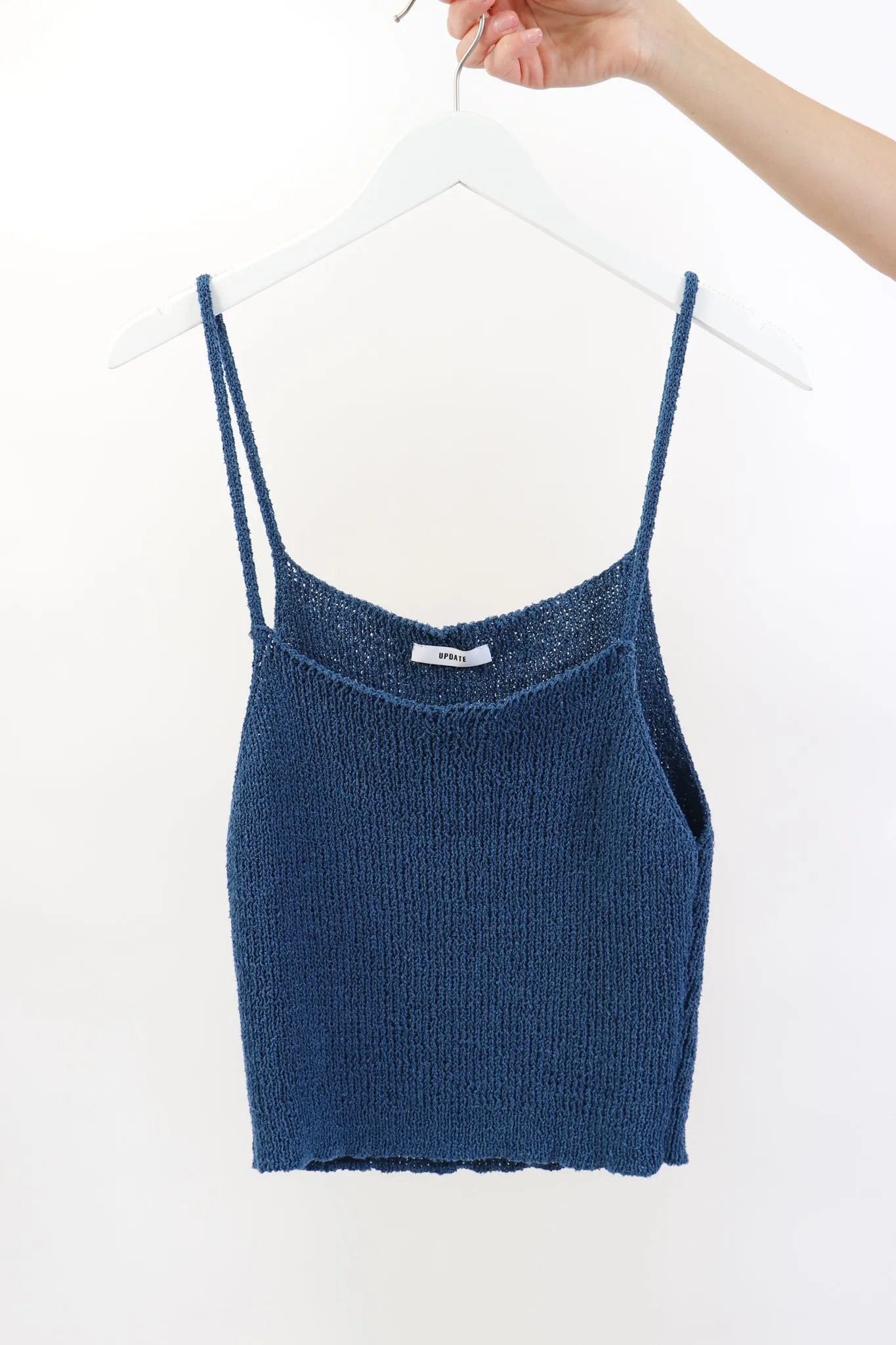 Neon Knit Cropped Tank