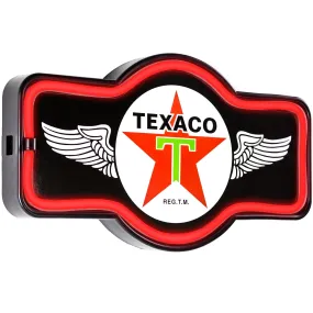 Officially Licensed Vintage Texaco LED Neon Light Sign (9.5" x 17.25")