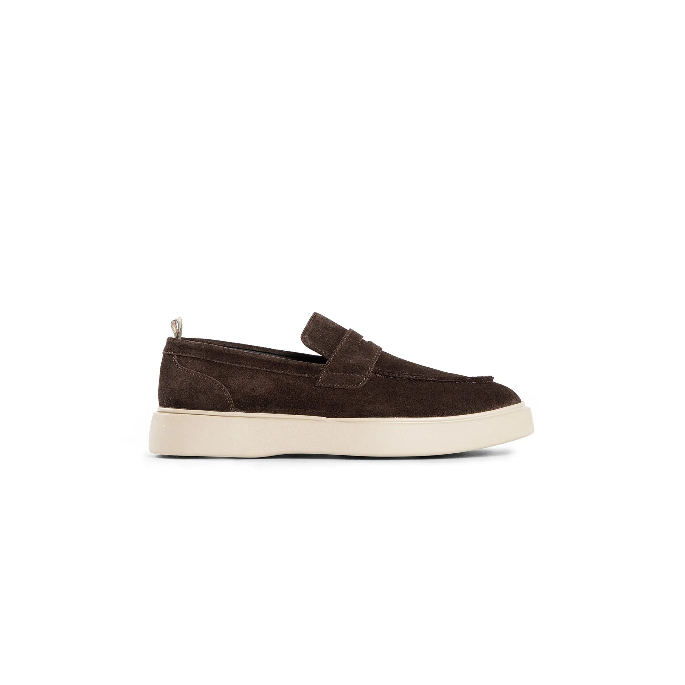 OFFICINE CREATIVE MAN BROWN LOAFERS & FLATS