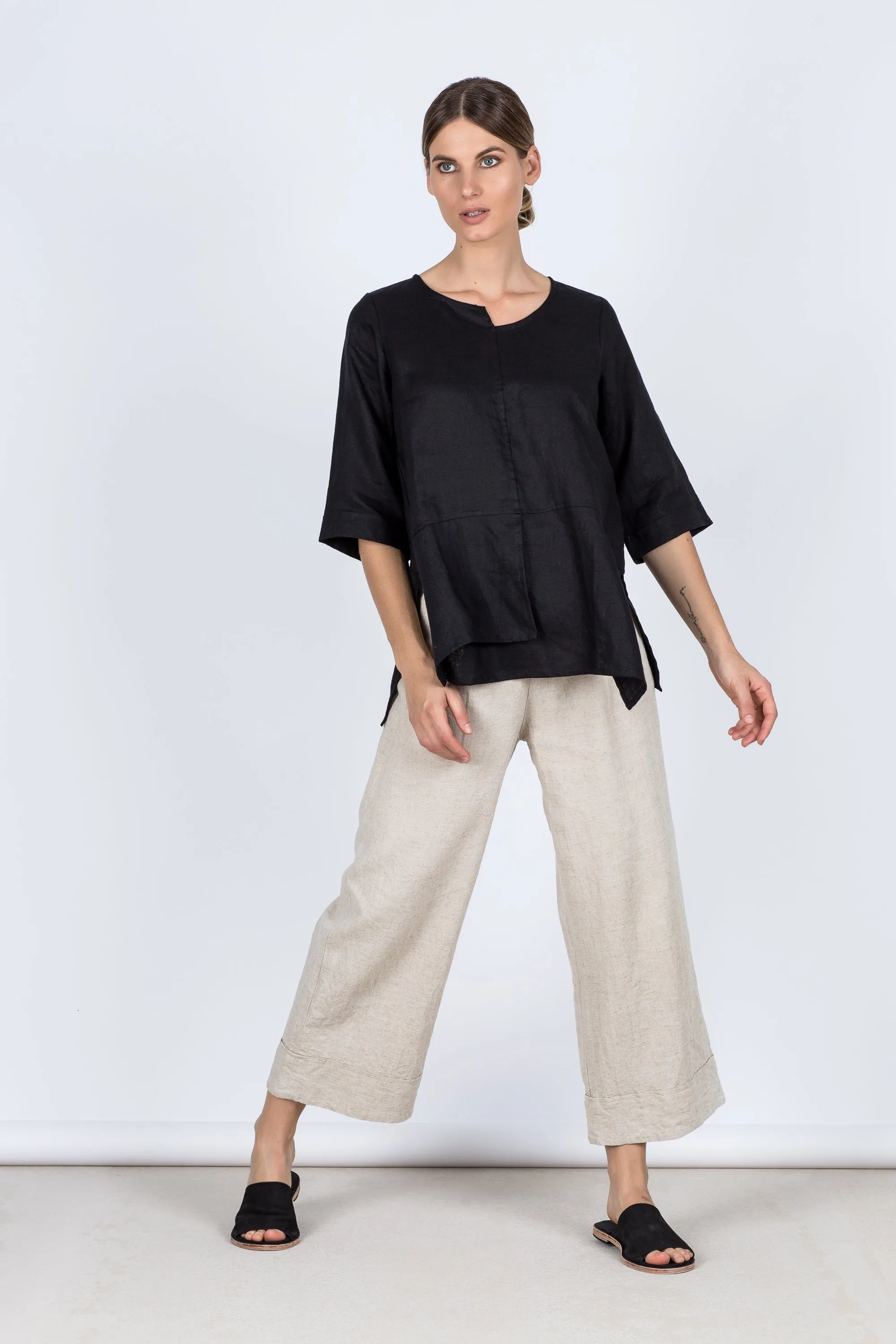 Paris Linen Pants Natural