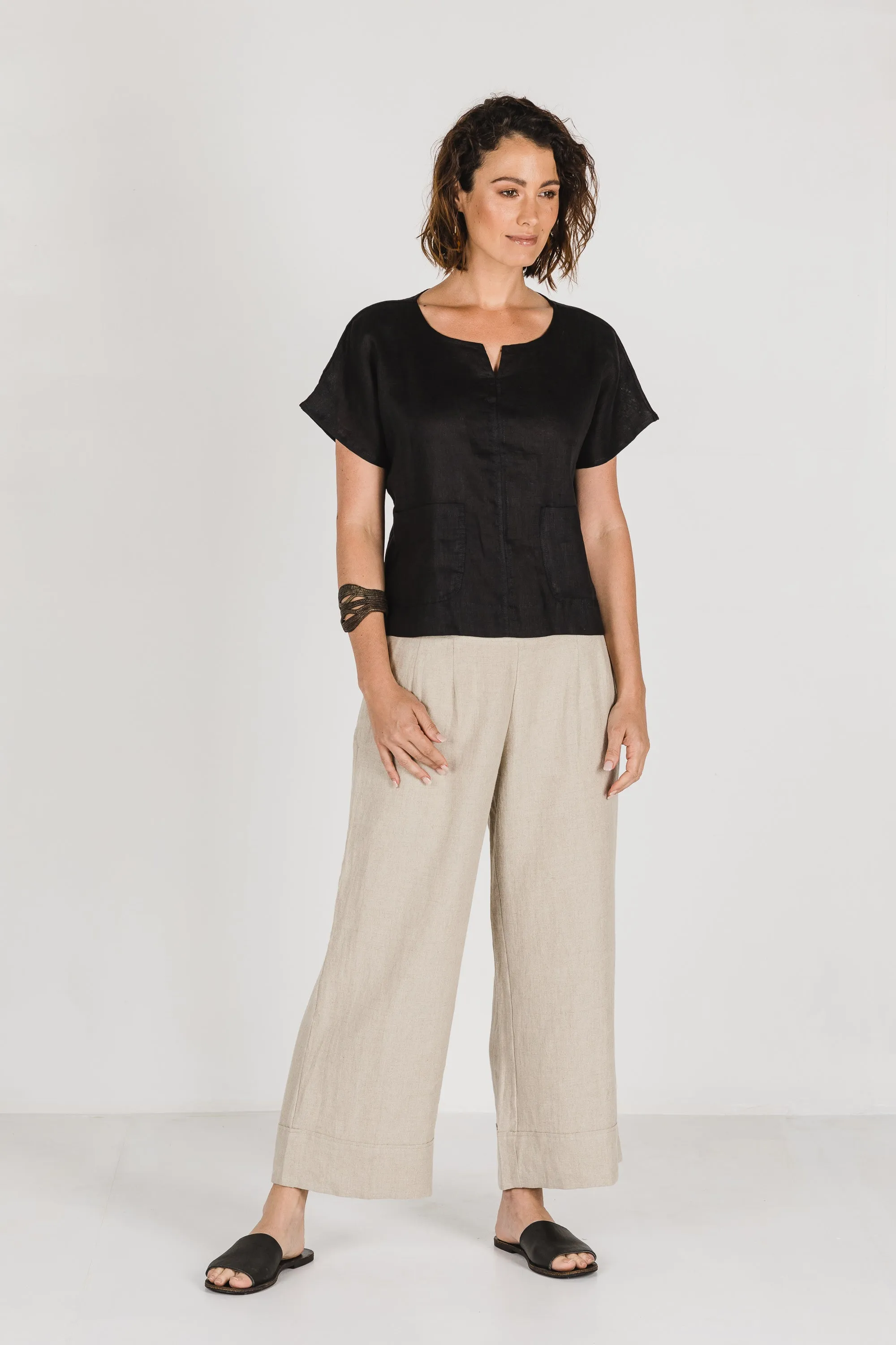 Paris Linen Pants Natural
