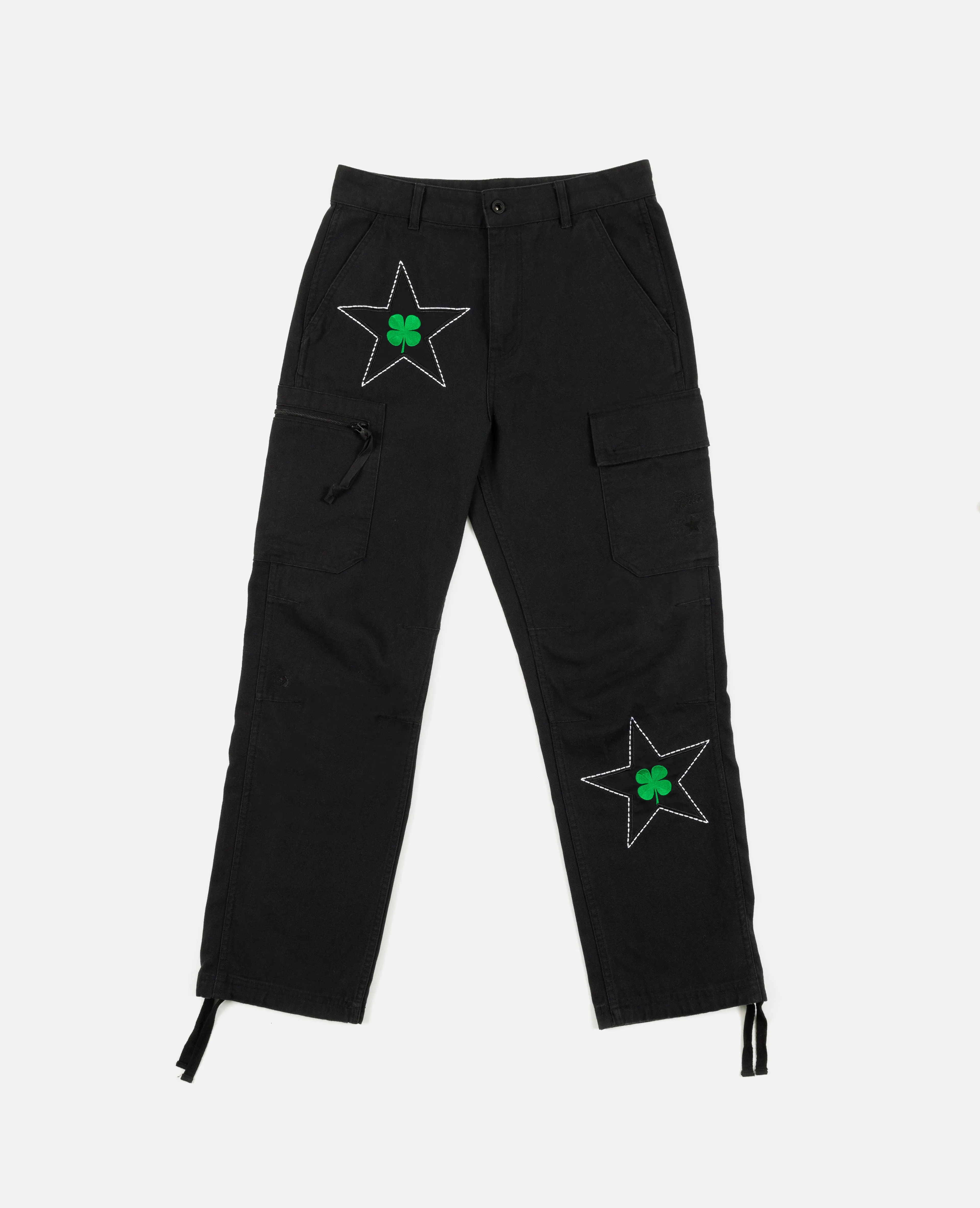 Patta x Converse 4 Leaf Clover Cargo Pants (Black)