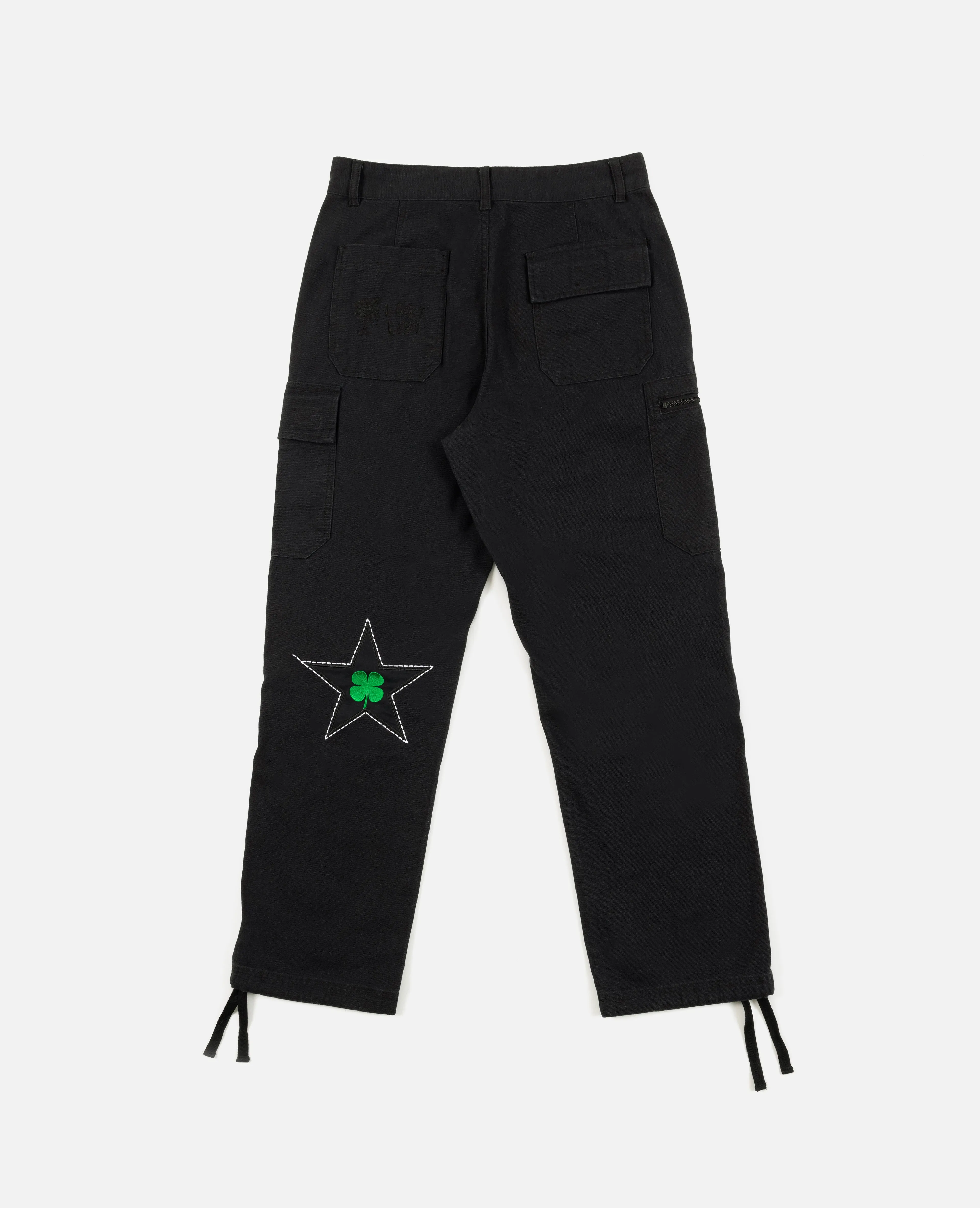 Patta x Converse 4 Leaf Clover Cargo Pants (Black)