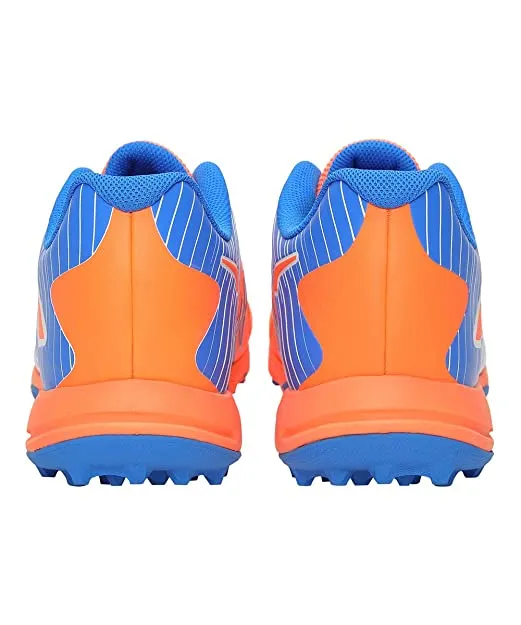 Puma Mens 22 Fh Rubber Vk Cricket Shoe (Neon Citrus-White-Bluemazing)