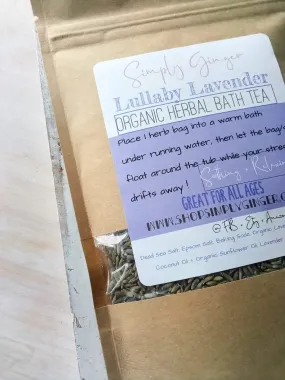 Relaxing Lavender Bath Salts ll Calming ll Bath Tea ll Kid Approved