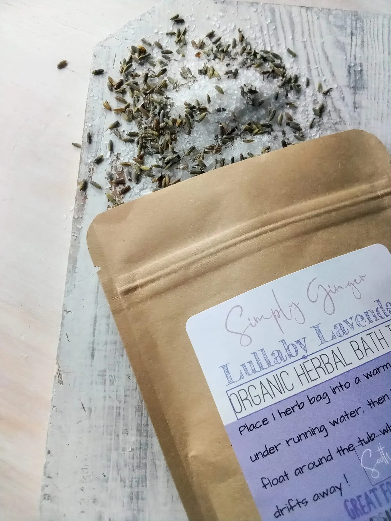 Relaxing Lavender Bath Salts ll Calming ll Bath Tea ll Kid Approved