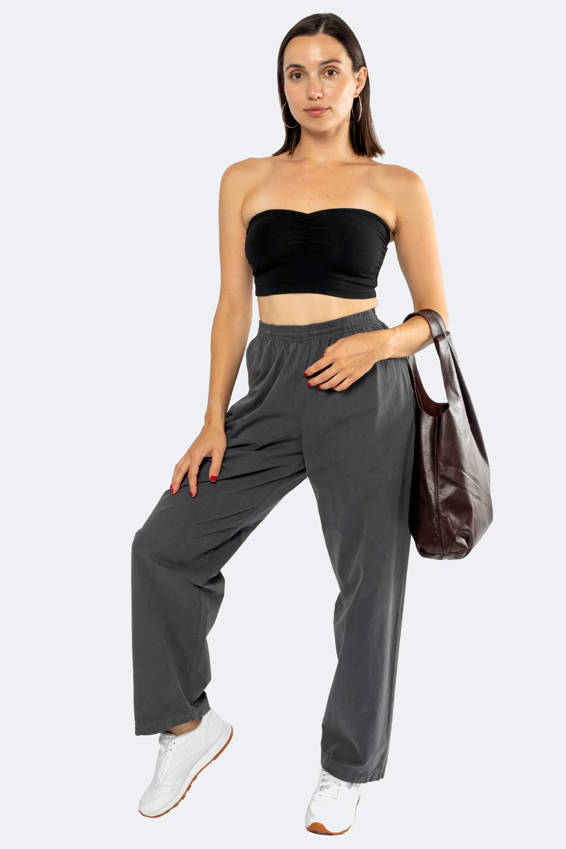 RJC405GD - Cotton Poplin Wide Leg Pant