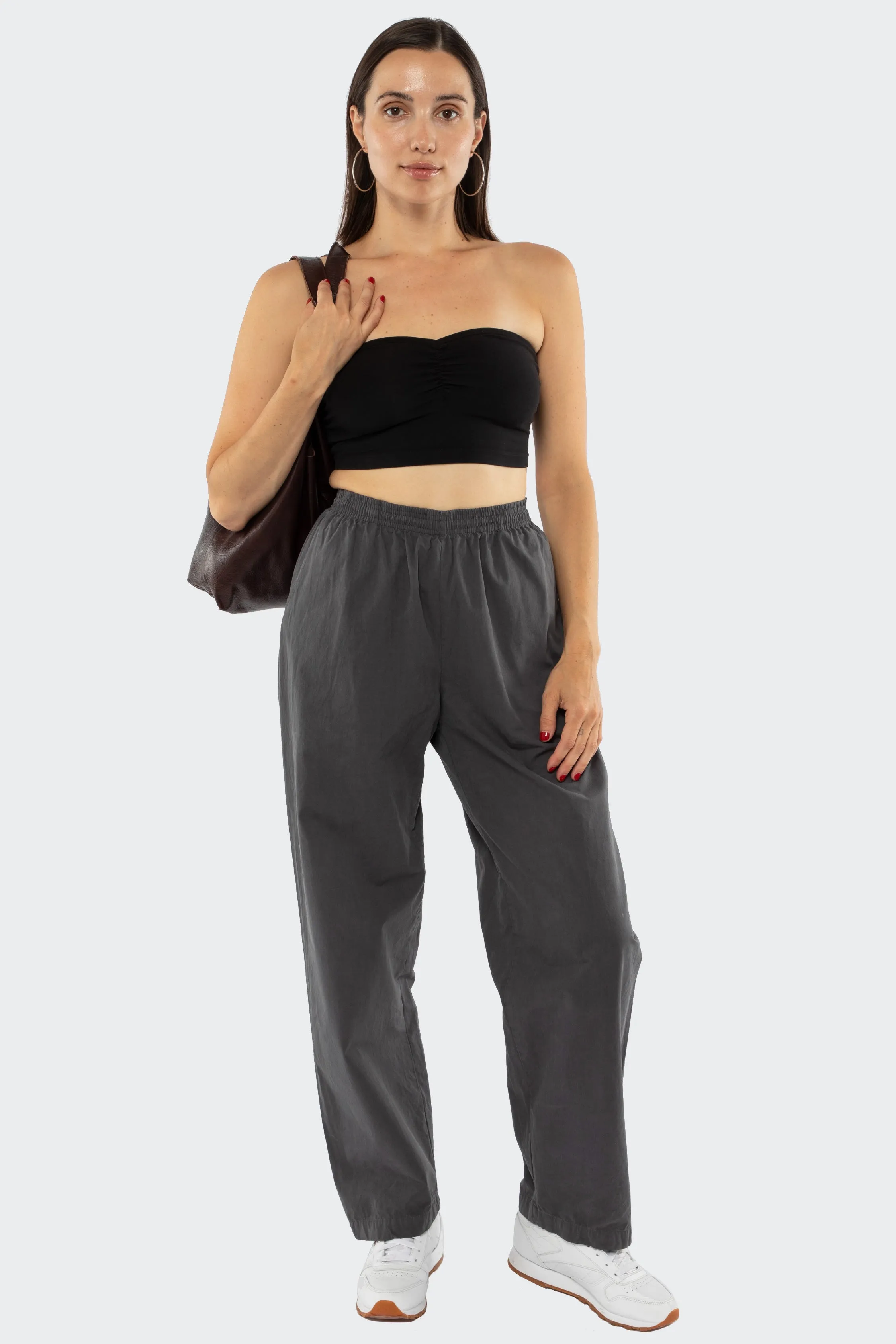 RJC405GD - Cotton Poplin Wide Leg Pant