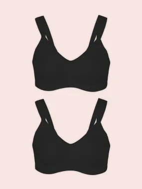 The Vivien - Sport Wirefree Nursing Bra 2-Pack