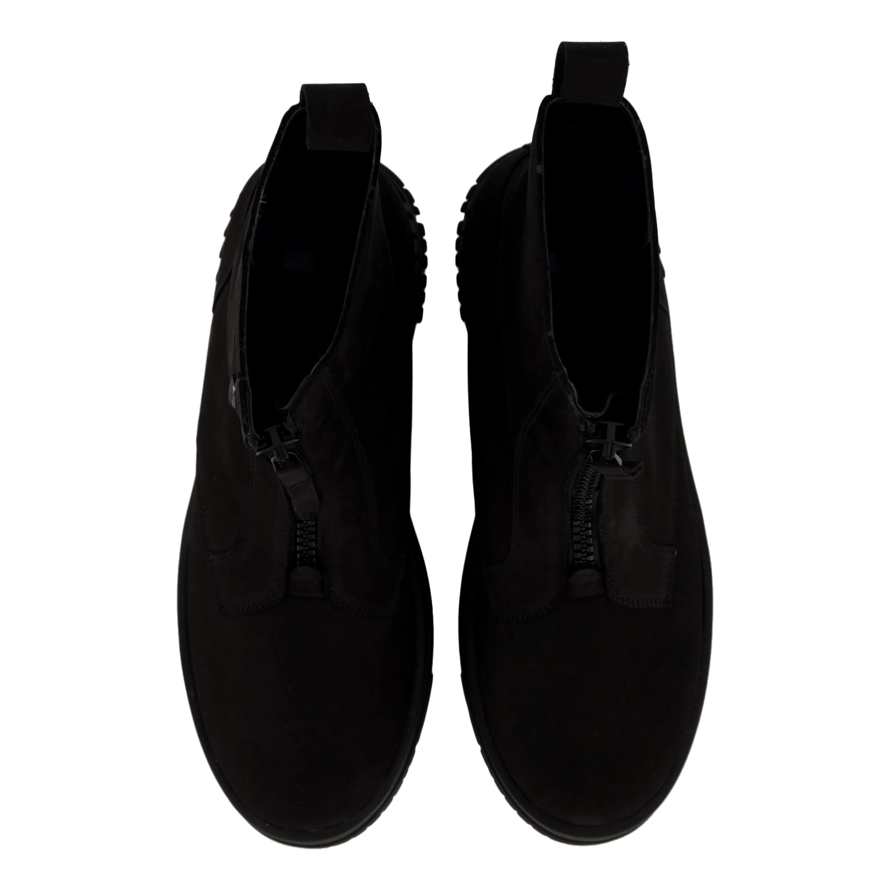 Tjw Zip  Up Flatform Nubuck Bo Black