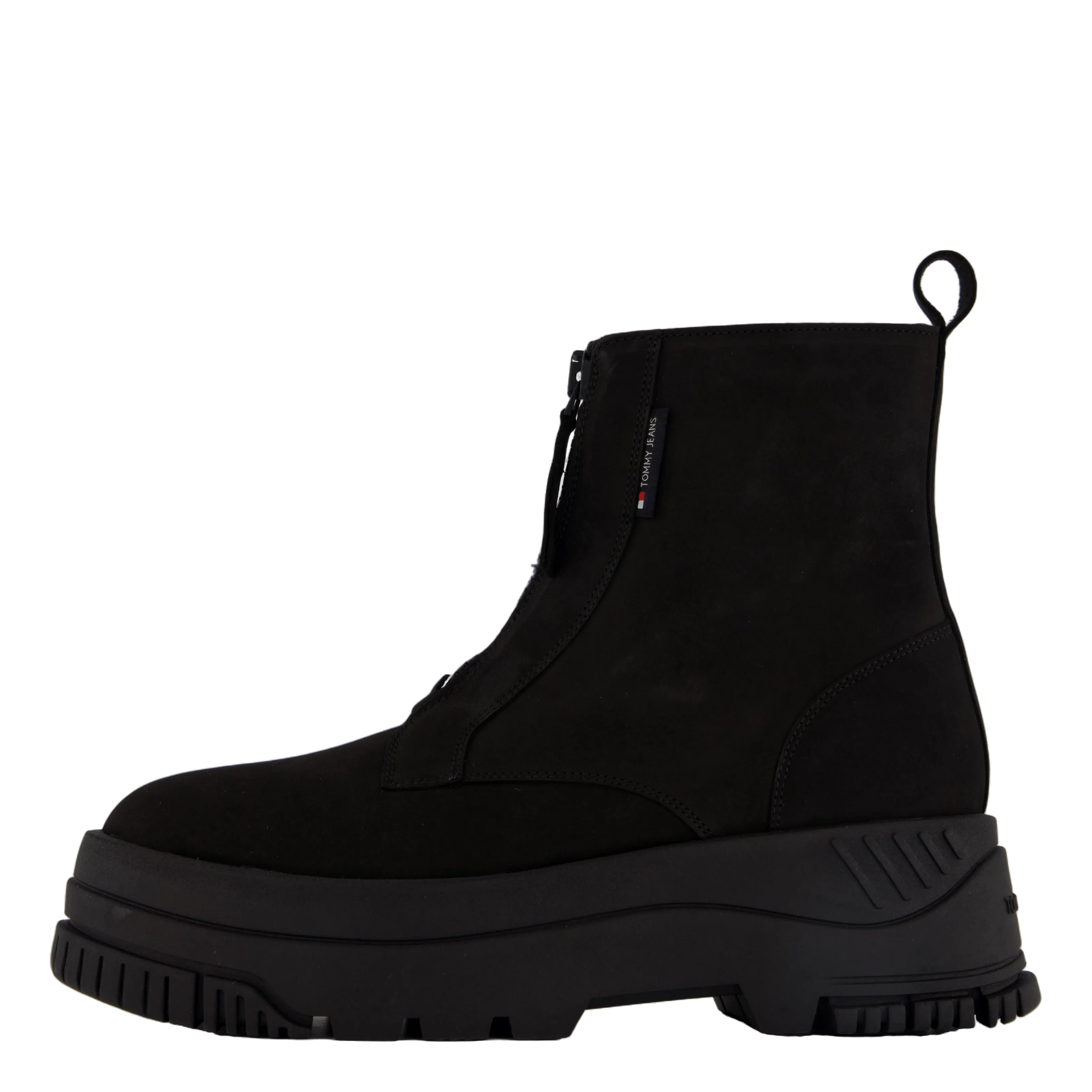 Tjw Zip  Up Flatform Nubuck Bo Black