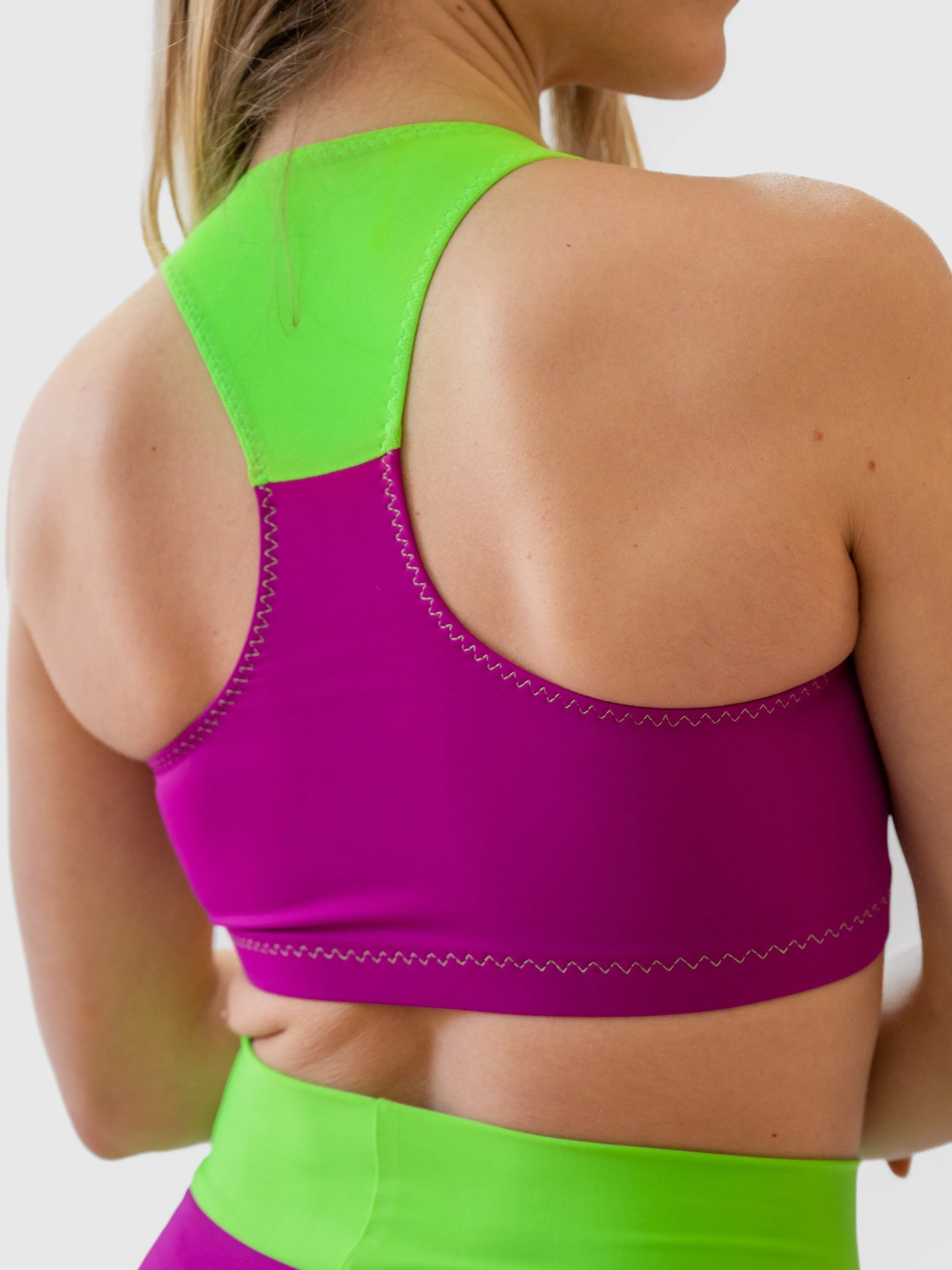 Wisteria Green Crop Top Jupiter
